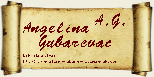 Angelina Gubarevac vizit kartica